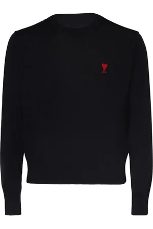 Ami Strickpullover Aus Wolle Mit Logo