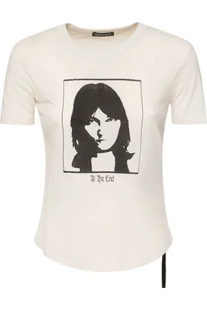 ANN DEMEULEMEESTER T-shirt Aus Baumwolljersey Mit Druck „georgette“
