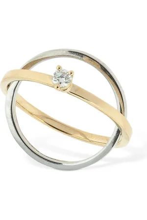 DELFINA DELETTREZ Ring Aus 18kt Gold Mit Diamanten