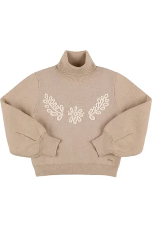 Chloé Rollkragensweater Aus Wolle Und Baumwolle