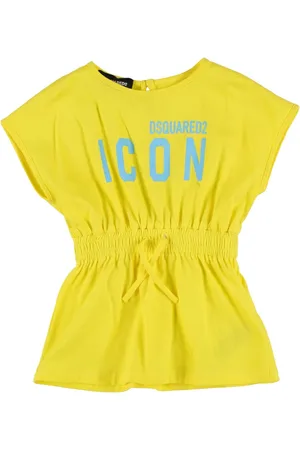 Dsquared2 Kleid Aus Baumwolljersey Mit Logodruck