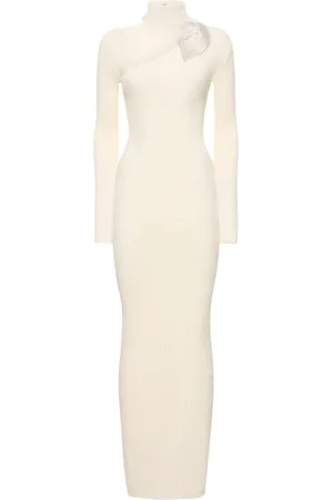GIUSEPPE DI MORABITO Langes Kleid Aus Baumwollmischstrick