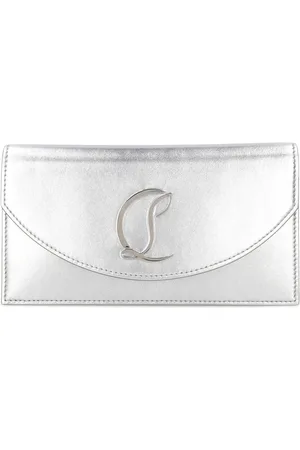 Christian Louboutin Lederclutch Mit Laminierung „loubi54“