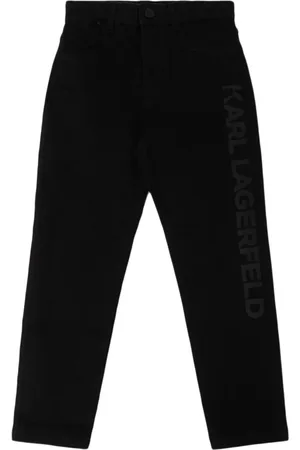 Karl Lagerfeld Hose Aus Stretch-denim Mit Logo