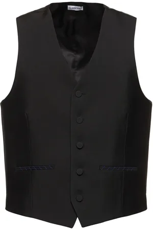 Burberry Woll- Und Seidenweste