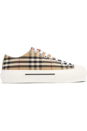 Burberry 20 Mm Hohe Sneakers Aus Baumwollcanvas „jack“