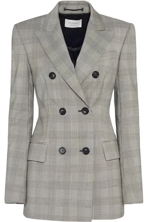 Sportmax Einreihiger Blazer Aus Wollmischkrepp „astro“