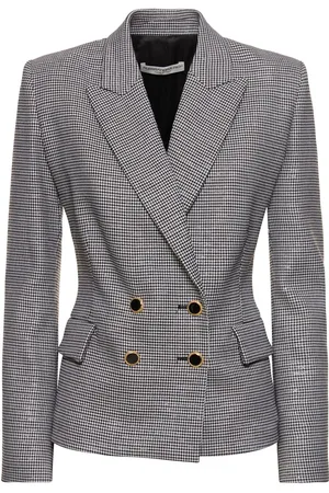 Alessandra Rich Blazer Aus Wolle Und Lurex