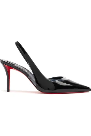 Christian Louboutin 80mm Hohe Pumps Aus Pvc Und Lackleder „posticha“