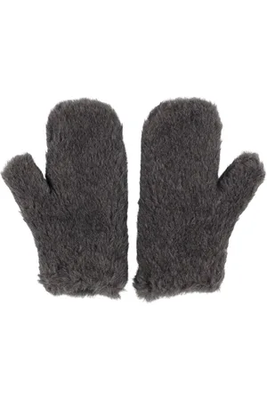 Max Mara Handschuhe Aus Kamelhaar Und Riemen „ombrato“