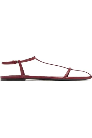 Jil Sander 65mm Hohe Ledersandalen Mit T-riemen