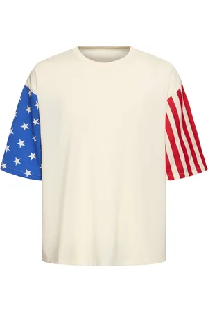 4SDESIGNS Lockeres Wollstrick-t-shirt