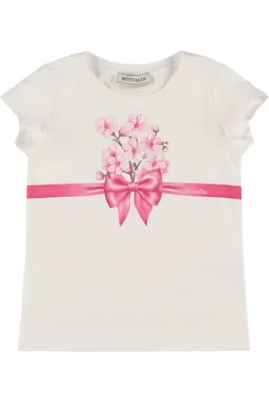 MONNALISA T-shirt Aus Baumwollmischung Mit Druck