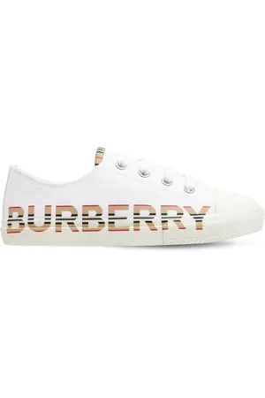Burberry Sneakers Aus Baumwollcanvas Mit Logodruck