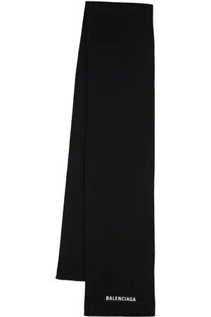 Balenciaga Bedruckter Kaschmirschal Mit Patch