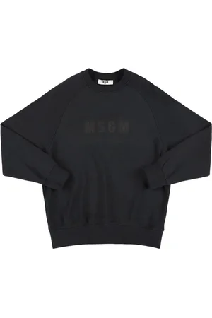 Msgm Sweatshirt Aus Baumwolle Mit Gummiertem Druck