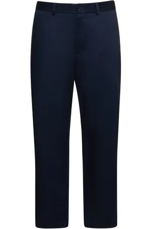 Dolce & Gabbana Weite Hose Aus Baumwollgabardine