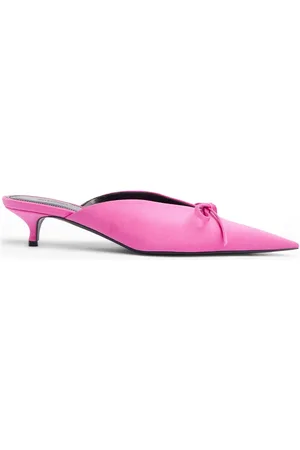 Balenciaga 40mm Hohe Mule Aus Nylonmischung „knife Bow“