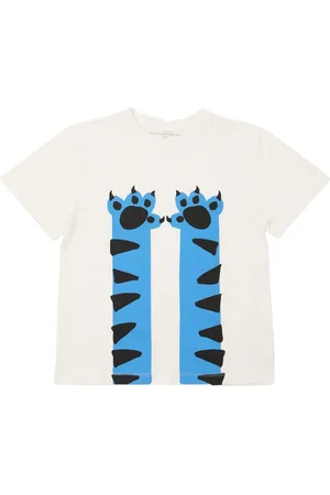 Stella McCartney Bedrucktes T-shirt Aus Baumwolljersey