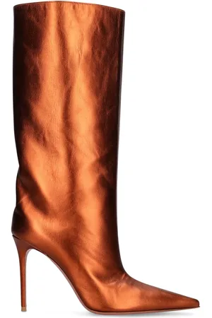 Amina Muaddi Lederstiefel "fiona", Lvr Exclusive