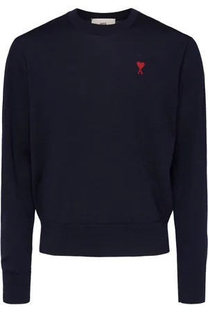 Ami Strickpullover Aus Wolle Mit Logo