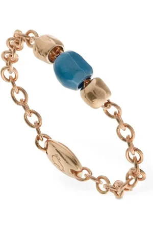 Dodo Ring Aus 9kt Gold Und Keramik „granelli“