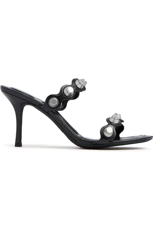 Alexander Wang 85mm Hohe Ledersandaletten „riot“
