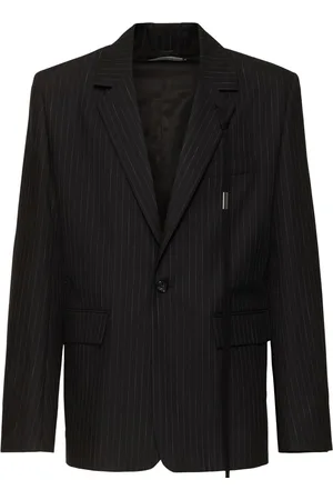 ANN DEMEULEMEESTER Jackett Mit Asymmetrischem Verschluss „thor“