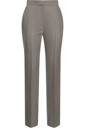 Loulou Studio Hohe, Gerade Hose Aus Wolle „kallisto“