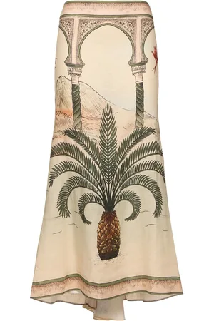 JOHANNA ORTIZ Midirock Aus Leinen „muralla Del Sol“