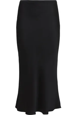 ANINE BING Midirock Aus Seidensatin „bar“