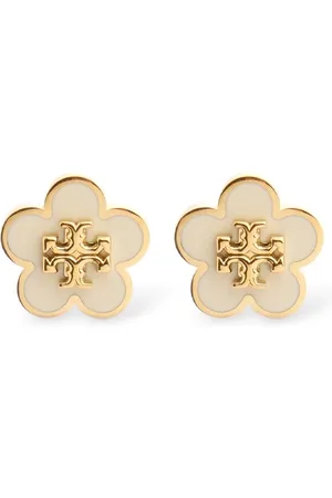 Tory Burch Kira Enamel Flower Stud Earrings