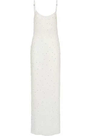 BLUMARINE Langes Kleid Aus Viskosegeorgette