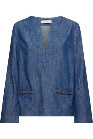 ZIMMERMANN Tunikatop Aus Stretch-denim