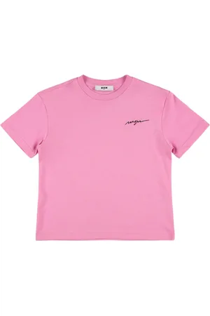 Msgm T-shirt Aus Baumwolljersey Mit Logo