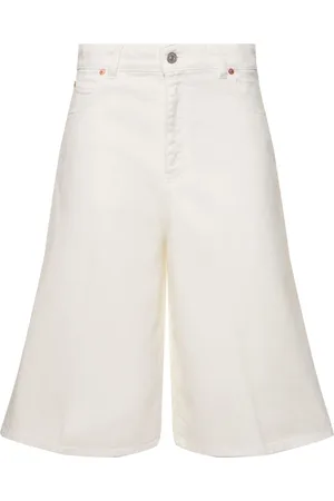 Victoria Beckham Ovesized Bermudashorts Aus Baumwolle