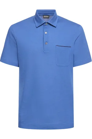 Ermenegildo Zegna Kurzärmliger Polo Aus Baumwolljersey