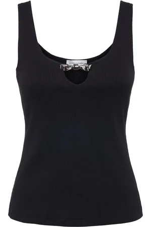 BLUMARINE Tanktop Aus Stickripp