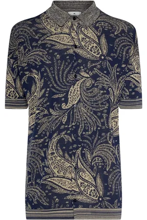 Etro Gestricktes Baumwoll-poloshirt