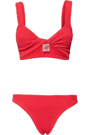 Hunza G Bikini Mit Knittermuster „juno“