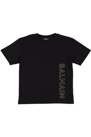 Balmain T-shirt Aus Bio-baumwolljersey