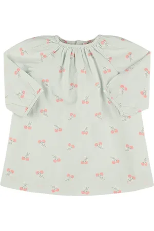 BONPOINT Langärmeliges Kleid Aus Baumwolle