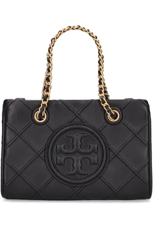 Tory Burch Mini Schultertasche Aus Weichem Leder "fleming"