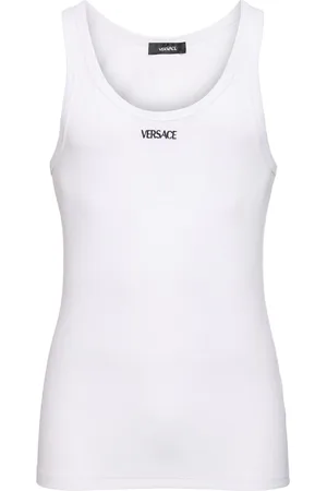 VERSACE Tanktop Aus Baumwollmischung
