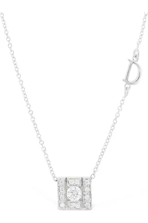 Damiani Belle Epoque Square Diamond Necklace