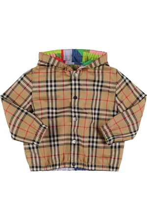 Burberry Windjacke Aus Baumwolle Mit Karodruck