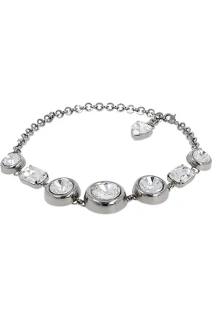Alessandra Rich Halsband Mit Kristallen