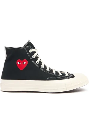 Comme des Garçons 20mm Hohe Sneakers Aus Baumwolle „play Converse“