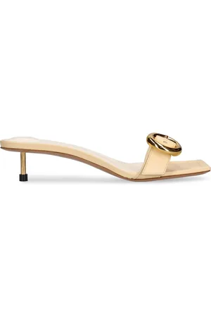 Jacquemus 35mm Hohe Mule-sandaletten Aus Leder „regalo“