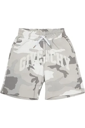 Givenchy Shorts Aus Baumwollfleece Mit Logodruck